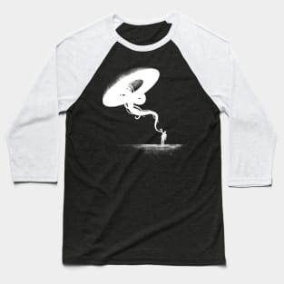 alien UFO Baseball T-Shirt